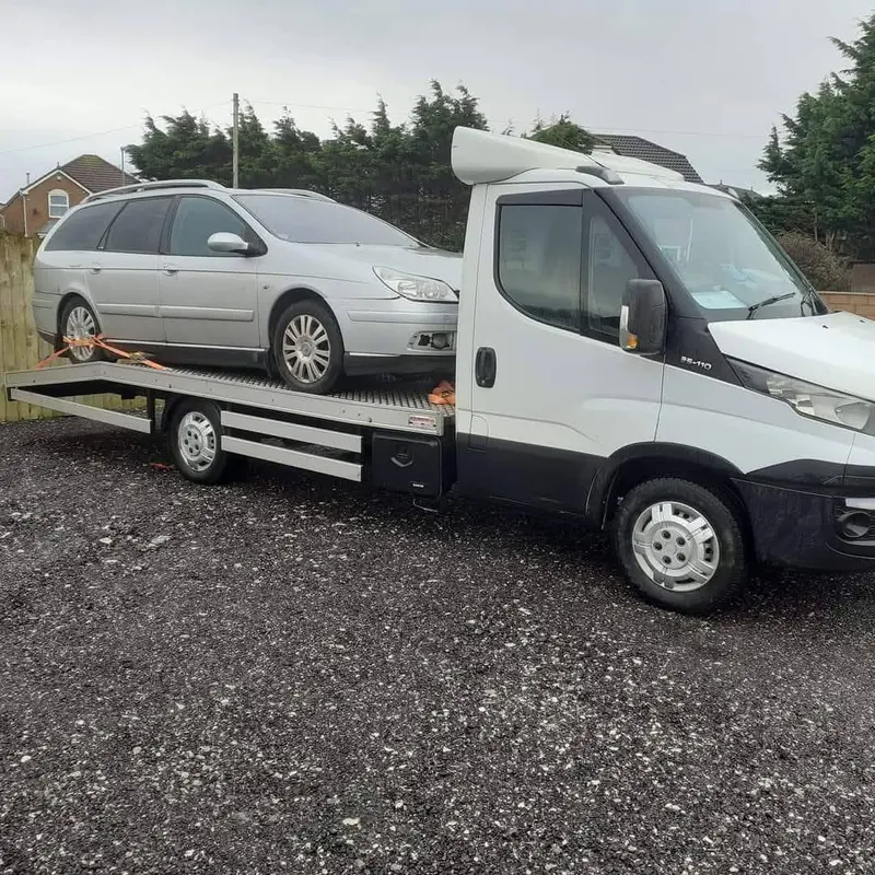Estate car sold for scrap near Shap